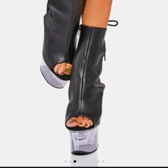 Midnight Risk It All Light Up Platform Heels - Picture 4 of 5